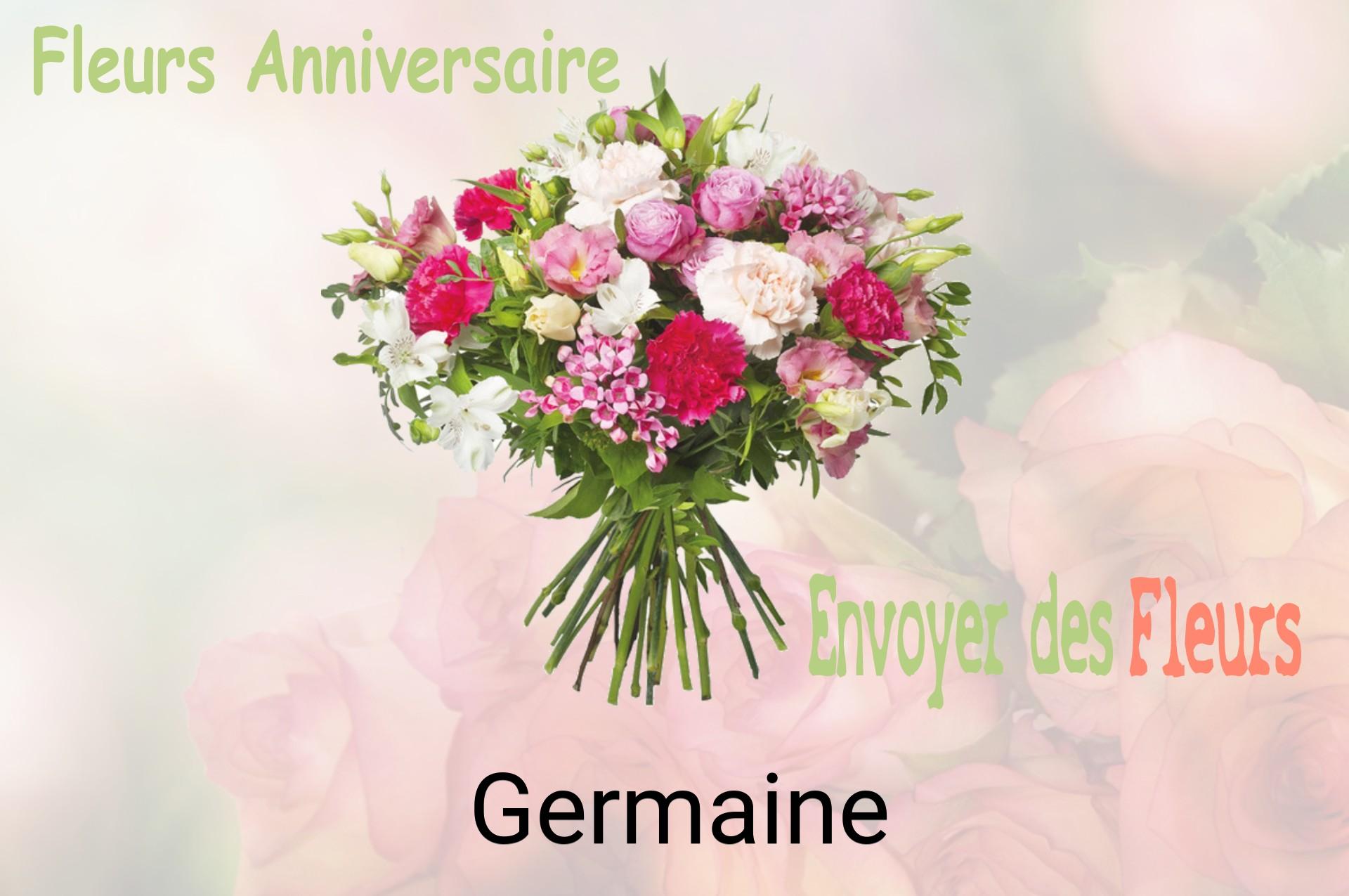 Bouquet de fleurs d’anniversaire livré à Germaine