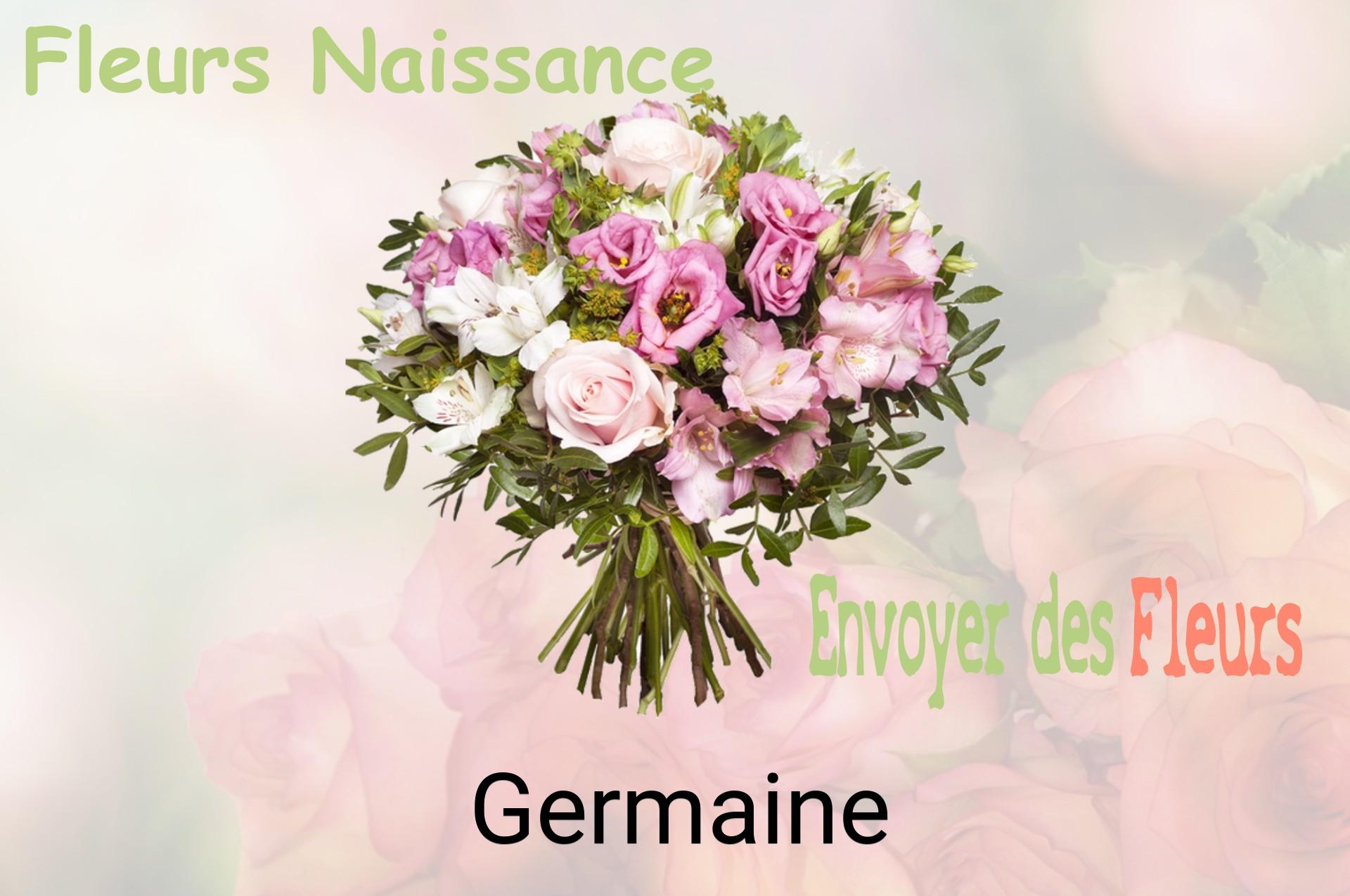 Bouquet de fleurs de naissance livré à Germaine